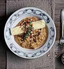 Risotto aux bolets et au brie