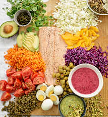 Salada desconstruída