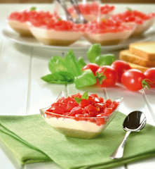 Mini cheesecake al pomodoro