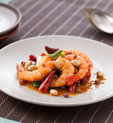 Kung Pao Prawns