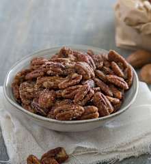 Nueces pacanas especiadas