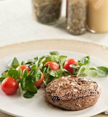 Hamburguesas de steak tartar para dos