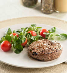 Hamburguesas de steak tartar para dos
