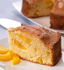 Torta alle pesche