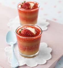 Duo de purés de fruta