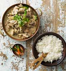 Thai green chicken curry