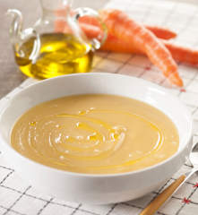 Crema de judías blancas y verduras