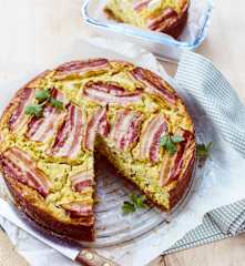 Paprika-Porree-Quiche