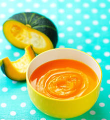 南瓜泥(6个月辅食)