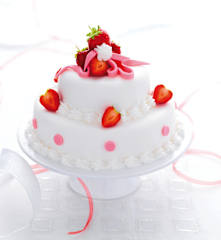 Gâteau à la fraise
