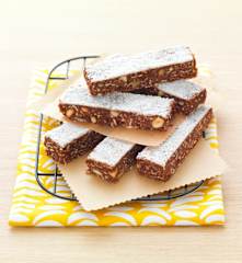 Barres chocolat-banane