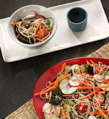 Ensalada de fideos soba - Japón