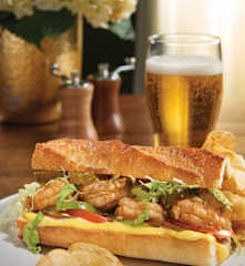 Hurricane Po'Boy with Saffron Aioli