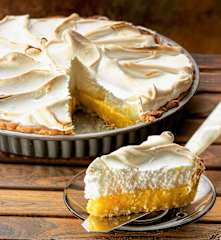 Tarte meringuée au citron