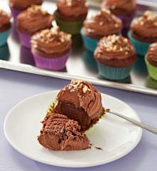 巧克力杏仁杯子蛋糕