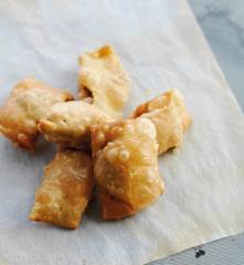 Pastéis de massa tenra de alheira