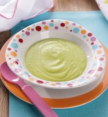 Puré de legumes e carne