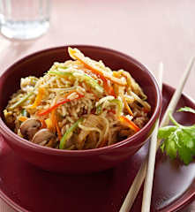 Riz au mélange de légumes