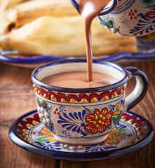 Atole de chocolate