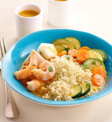 Couscous de crevettes et sa bisque (Découverte)