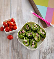 Green Eggs and Ham Roll-Ups