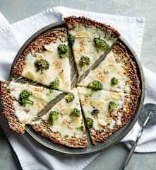 Broccoli Pizza Crust with Cheese