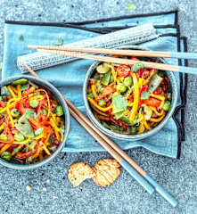 Curry de légumes façon wok