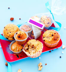 Minimuffins chocolat-noisette