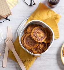 Placki dyniowe z ricottą