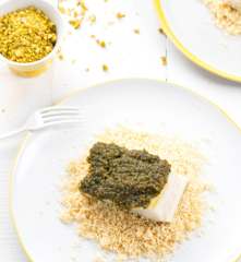 Cod with Pistachio and Couscous