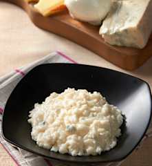 Risotto cuatro quesos