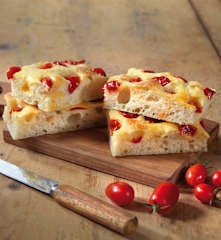 Focaccia classica ad alta idratazione