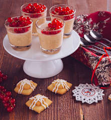 Panna cotta latte e cereali