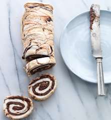 Torta de chocolate e castanha