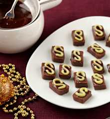 Peprmintové čokoládové bonbóny - nepečené