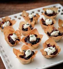 Caramelised Onion and Goat's Cheese Tartlets