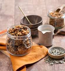 Granola dyniowa bez cukru