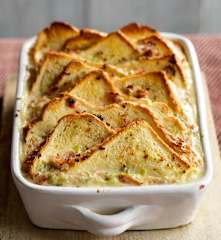 Savoury Bread and Butter Pudding