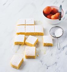 Quadrados de tangerina