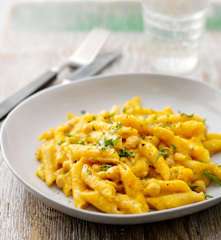 Pasta with Squash and Chickpeas