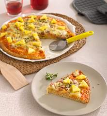Pizza tropical sin gluten