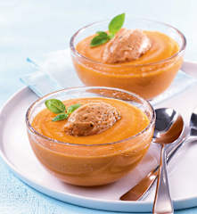 Juillet - Gaspacho et sorbet tomate basilic