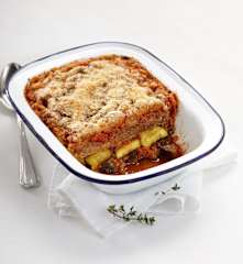 Bœuf miroton sur petits légumes du Sud