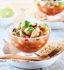 Coctel de champiñones