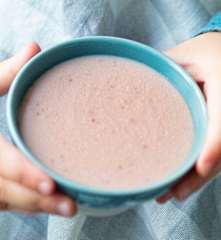 Crème de banane à la fraise