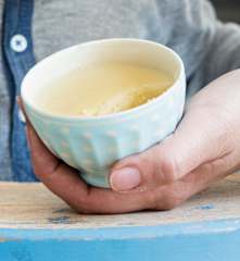 Semoule au lait et à la fleur d'oranger