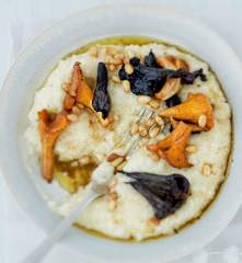 Menu veggie - Risotto forestier aux pignons