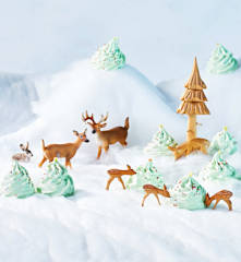 Baiser-Christbäumchen