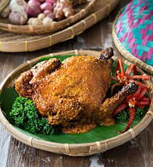 Ayam golek (coconut roasted spiced chicken)