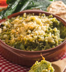 Dip de alcachofa y espinaca